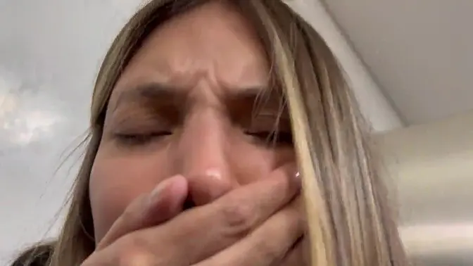 Slutty lesbians touching each other in public in a park in Colombia