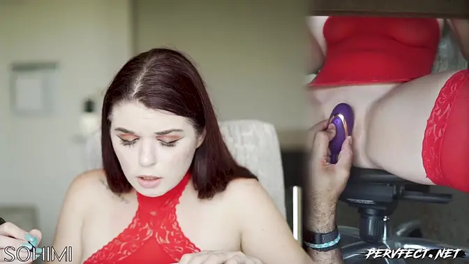 Slut with creamy pussy gets cum