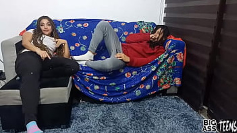Sleepover with stepsister gets out of control —  I cum on her pussy and put my cock in her big fluffy ass she makes me a big blowjob Hardcore Sex with my Stepsister Xvideos Big Ass
