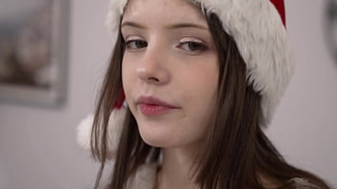 New Year's Аnal 18yo Beautiful Dakota with Gape and Cum in Mouth VG427
