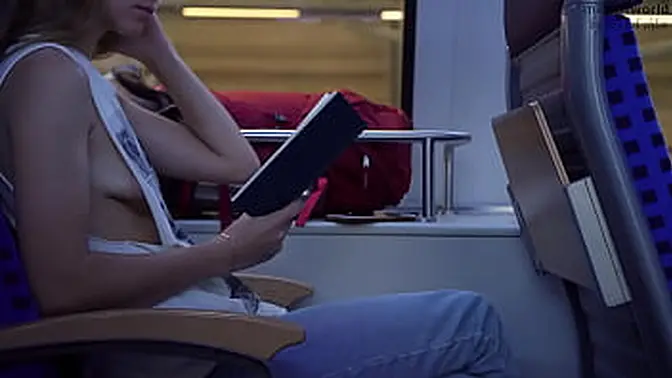 Sweet and Innocent GF gets exposed in public - Amateur POV