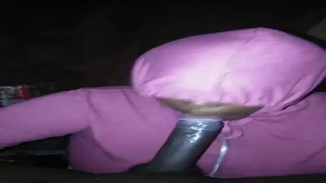 Ebony bbw slurps cum out of bbc friend