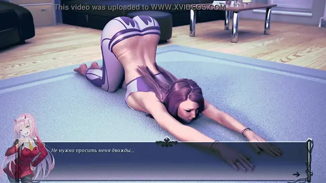 Sex Game 3d - Erotic yoga with young girl