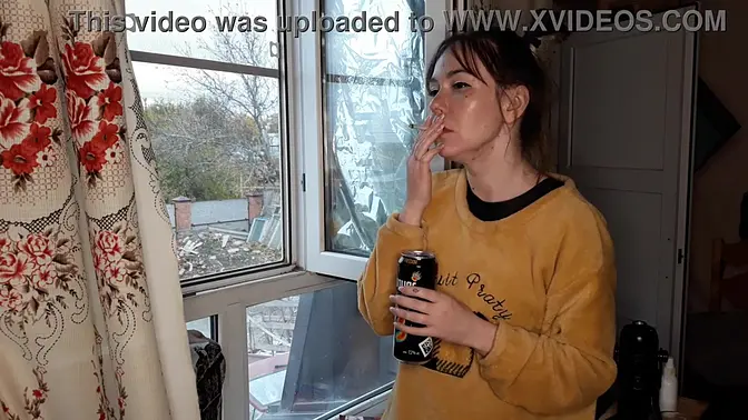 smoking girlfriend asked for a cigarette