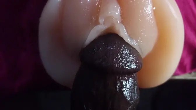 Big Black dick closeup (slow motion) what my girlfriend likes