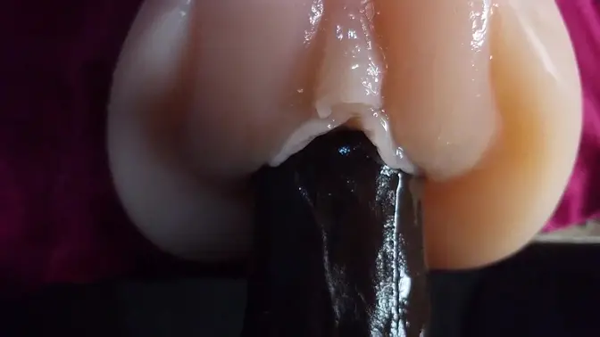 Big Black dick closeup (slow motion) what my girlfriend likes