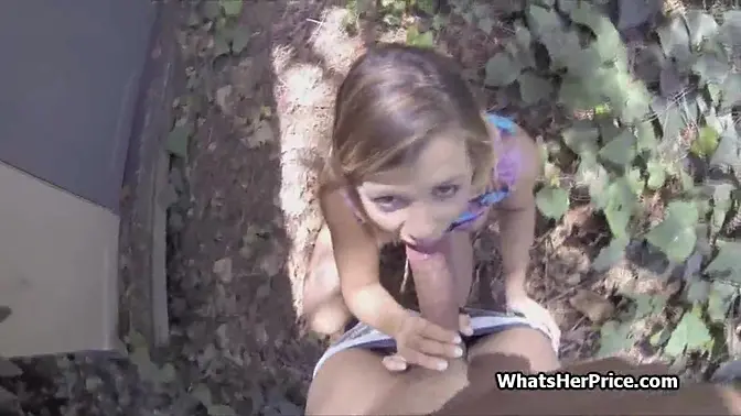 Broke and busty teen gives it up for cash