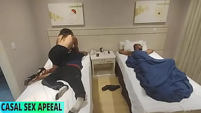 Latina wife cheats on her husband and gets fucked by her friend