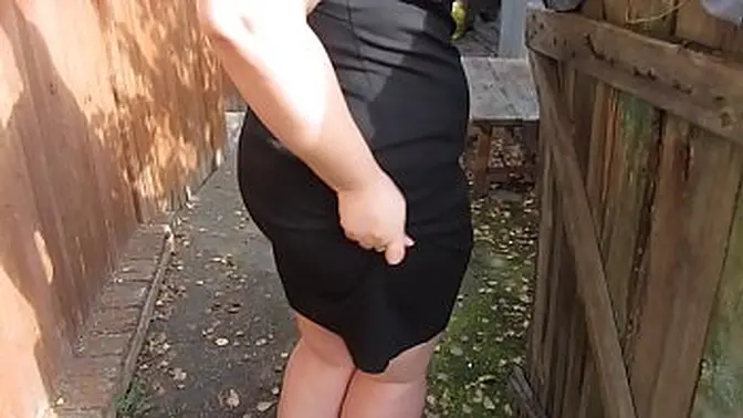 When the hairy pussy pisses &mdash;  the fat ass starts to farting  A lot of urine on the street in public places