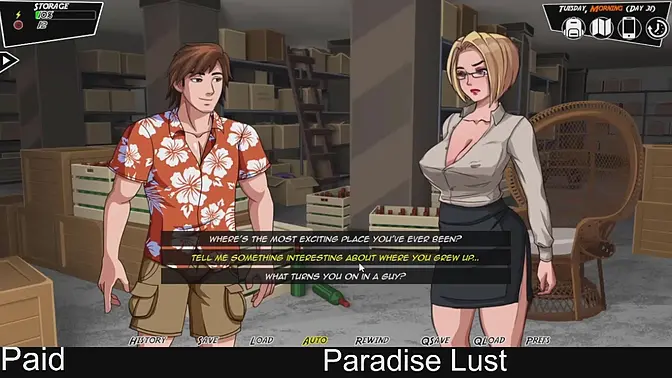 Naughty Date Choices in Steam Game Romance Sim