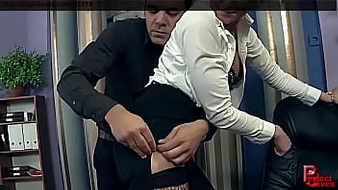 Office Secretary Punished and Made to Squirting by Her Boss