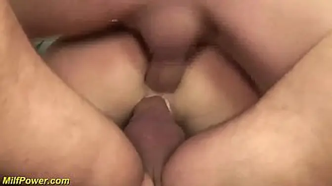 Naughty Hungarian MILF tries anal and double penetration in a wild threesome