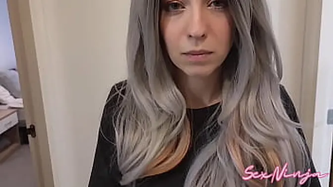 Teen bully forces blonde MILF to take massive dick