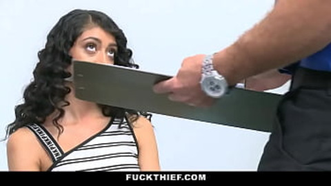 Latina Teen Hard FUcked By Cop