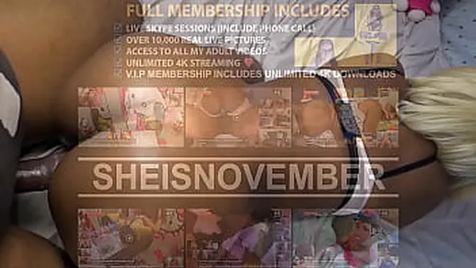 Ebony babe jiggles big booty in doggystyle fucking