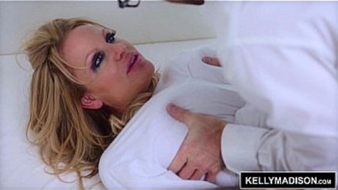 KELLY MADISON Straight Jackin' It Double Cumshot