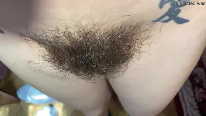 hairy pussy closeup by cutieblonde