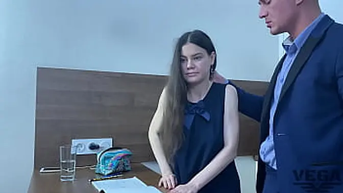 Teacher seduces student and pounds his virgin ass