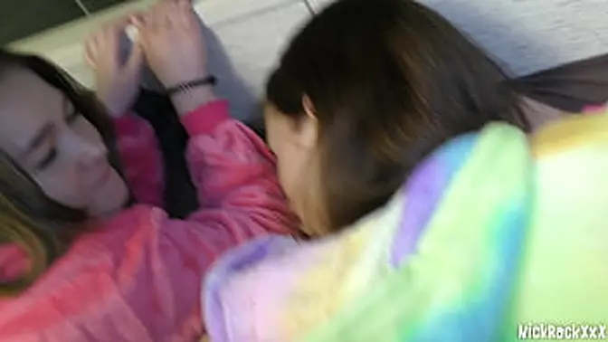 students have fun in the hostel