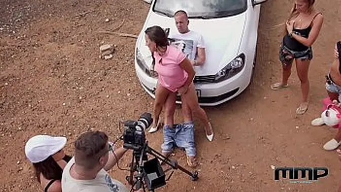 Porn fucking by backstage cam