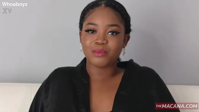 Young ebony teen said his big dick was too big to fit