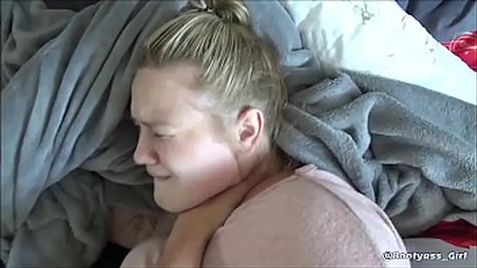 Chubby blonde BBW gets rough anal nailed