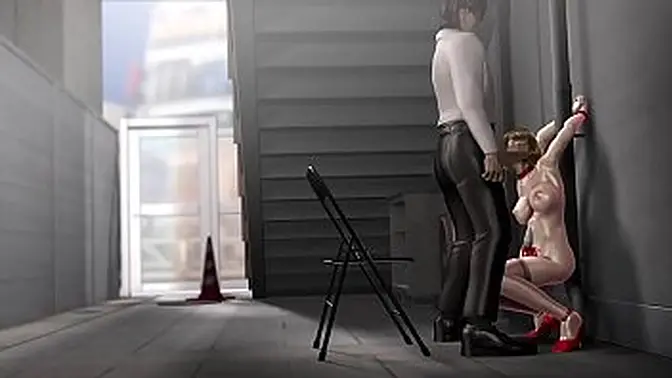 3D Anime Monster Babe GIVES Blowjob