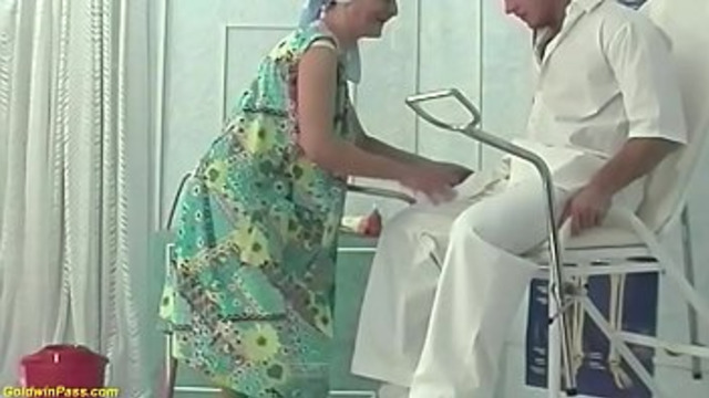 hairy bush old woman fisted and rough fucked by her doctor