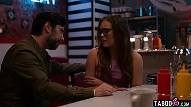 Getting a loan from this guy was very important to this big ass teen