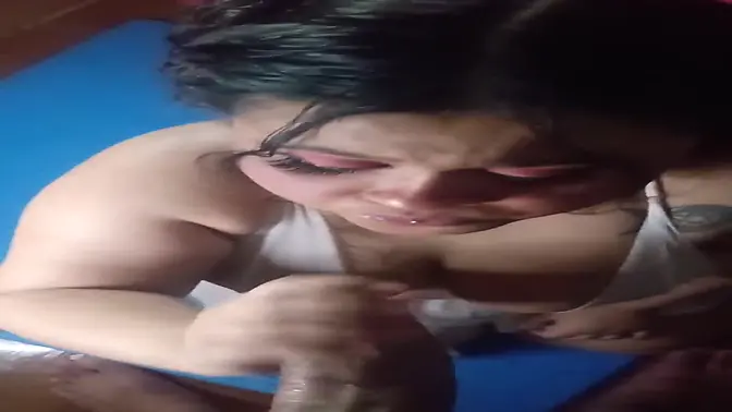 Curvy Babe Gets Face Fucked and Creampied