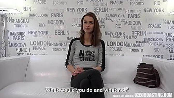 Czech MILF gets anal fucked by the cameraman