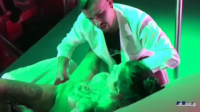 Spanish MILF masturbates in public, shows off big tits and ass