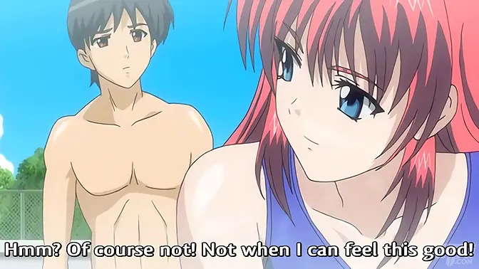 Dazzling poolside action in uncensored hentai