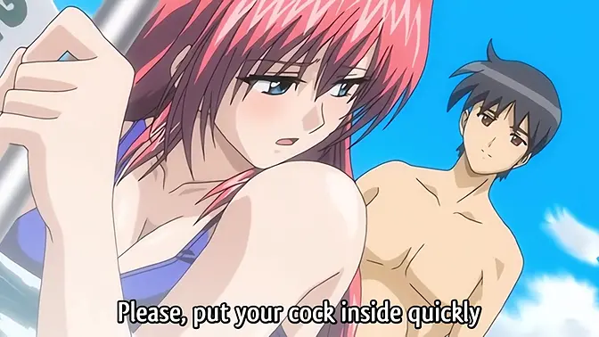 Dazzling poolside action in uncensored hentai