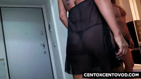 Alex Magni with a beautiful slut in an orgy signed centxcento