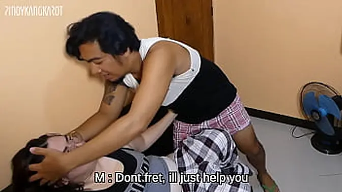 Brunette MILF gets a sloppy blowjob and doggystyle