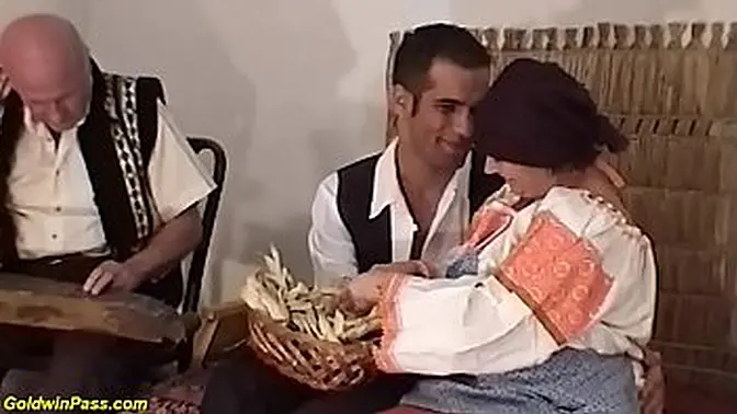 Farmer's wife and daughter fuck in wild group therapy session