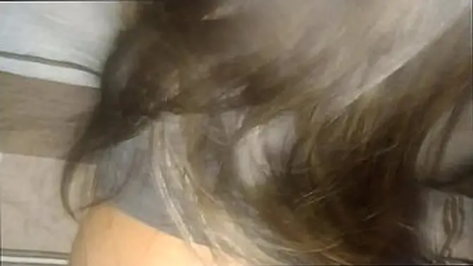 Submissive wife moans while obeying her husband's every command