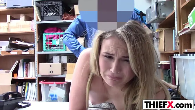 Sweet teen steals cock and gets a hardcore punishment