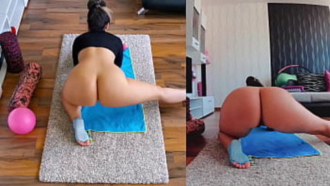 Dual Cam Naked Workout Uncensored - Brace Yourself for the Action!