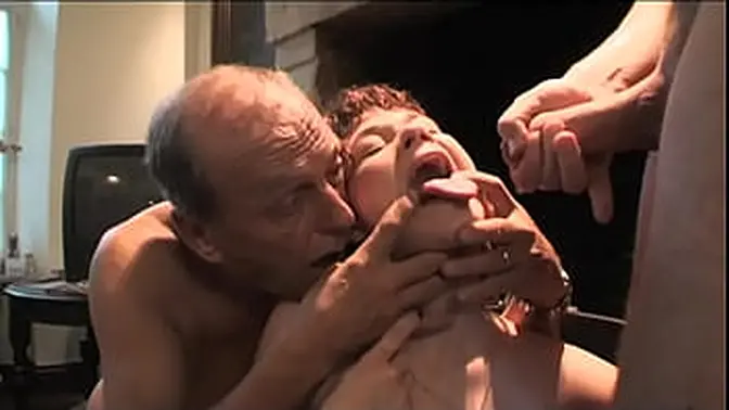 Old Pig and Teen Girlfriend Get It On