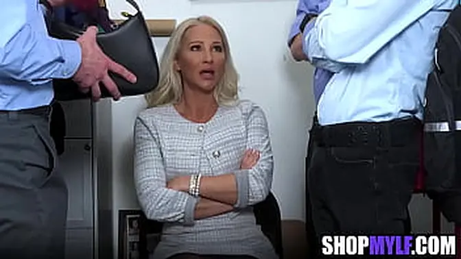 Petite MILF filled with cocks in taboo POV