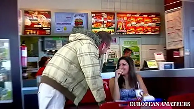 Eat the sandwich and then make me a blowjob and d  all the cum bitch!