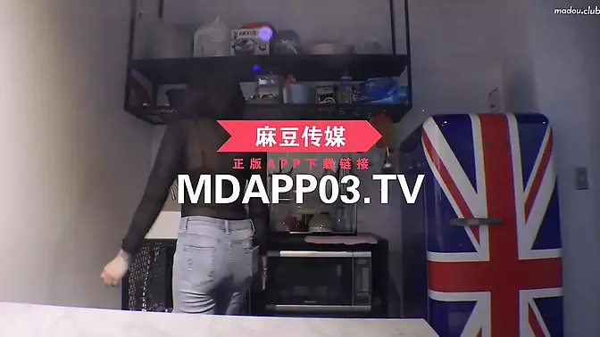 Mature woman rides big cock doggy style in mixed bedroom