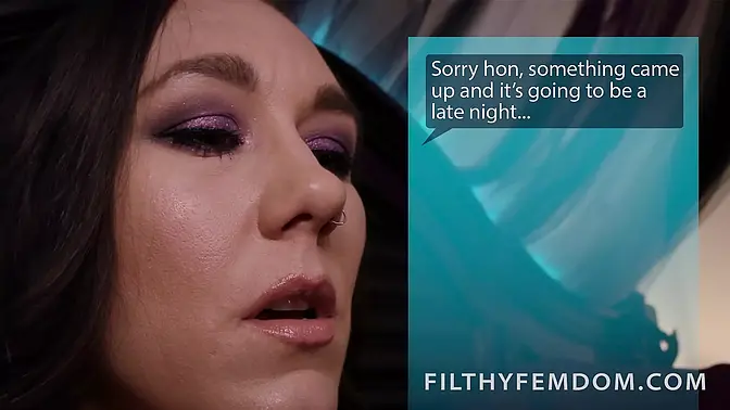 Cuckolded hubby watches as Sinn Sage gives an amazing rimjob