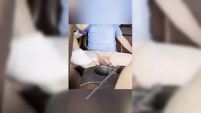 Hotwife bred by giant dong stranger in backseat