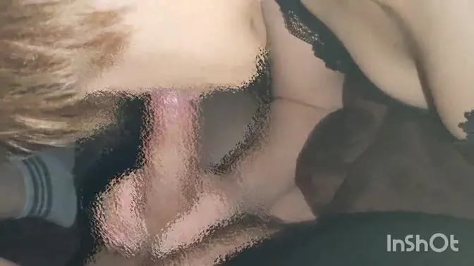 Japanese amateur blowjob &mdash;  handjob &mdash;  no-hands blowjob &mdash;  blowjob &mdash;  cleavage