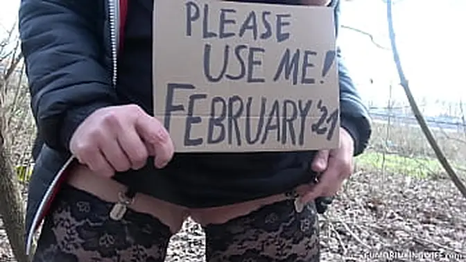 This is me getting banged and creampied by many guys at the local cruising area &mdash;  filmed in February 2021 during corona lockdown