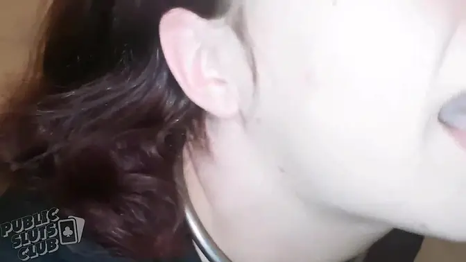 Public whore gets pounded in hardcore sex session