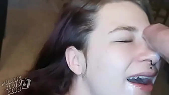 Public whore gets pounded in hardcore sex session